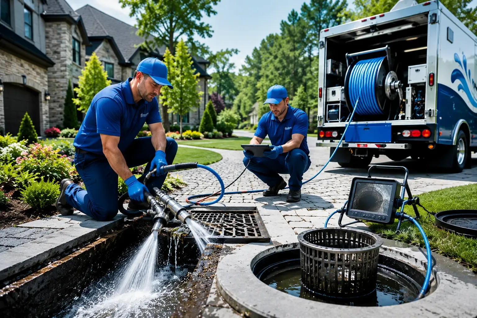 Local outdoor drain cleaning professionals in Rapid City, MI